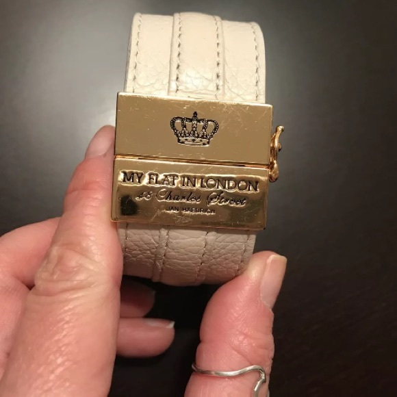 My Flat In London Leather Magnetic Cuff Bracelet - Picture 3 of 4